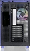 Thermaltake View 380 XL TG ARGB Midi Torony Számítógépház + 4x120mm ventilátor - Fekete/Lila