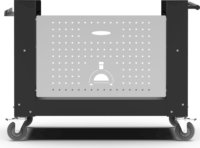 Alfa Forni Base Moderno 3 Pizze Sütőlap - Fekete