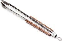 Petromax ZA2 Rozsdamentes acél Grill- és faszéncsipesz 54 cm - Inox / Barna