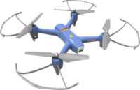 Syma X31 összecsukható drón GPS-szel és HD kamerával - Kék