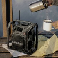 Sangean U-4X Hordozható Építkezési Munka rádió - Fekete