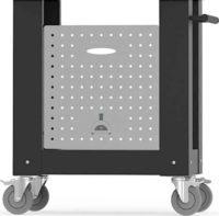 Alfa Forni BF-1P-NEGO Sütőlap Moderno 1 Pizza Pizzasütőhöz - Fekete