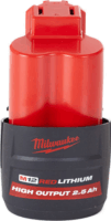 Milwaukee M12 HIGH OUTPUT Akkumulátor 2500mAh