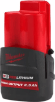 Milwaukee M12 HIGH OUTPUT Akkumulátor 2500mAh