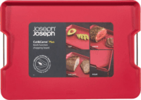 Joseph Joseph Cut&Carve Műanyag Konyhai Vágódeszka 41 x 29 cm - Piros