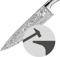 WMF Grand Gourmet Damasteel Santoku kés 18 cm - Inox