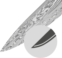 WMF Grand Gourmet Damasteel Előkészítő kés 11 cm - iNOX