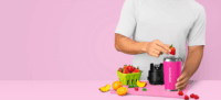 Nutribullet Flip NBP016MA Hordozható Turmixgép 0,6 L - Rózsaszín