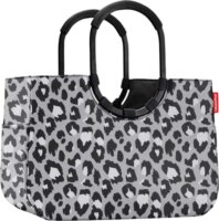 Reisenthel Loopshopper L Bevásárlótáska - Szürke Leopárd mintás