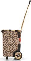Reisenthel Carrycruiser Gurulós Bevásárlókocsi - Fekete/Bézs Leopárdmintás