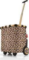 Reisenthel Carrycruiser Gurulós Bevásárlókocsi - Fekete/Bézs Leopárdmintás