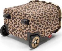 Reisenthel Carrycruiser Gurulós Bevásárlókocsi - Fekete/Bézs Leopárdmintás