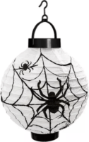 Widmann Pókos LED lámpás Halloween dekoráció 20 cm