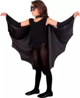 Widmann Fekete Denevérköpeny jelmez kiegészítő 140 cm
