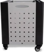 Alfa Forni AFI-PP-DADO Rozsdamentes acél Lapáttartó doboz 38 x 38 x 46 cm - Fekete / Inox