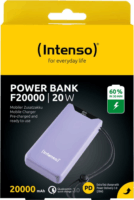 Intenso F20000 Powerbank USB-A + Type-C / 20000mAh 20W - Lila