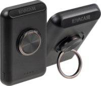 RivaCase Riwapower Wireless Magsafe Powerbank USB-A + Type-C / 5000mAh 22,5W - Fekete