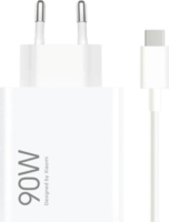 Xiaomi HyperCharge USB-A Hálózati Gyorstöltő Adapter 90W + 1.5m USB-C Kábel - Fehér