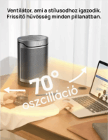 Dreo Atom 318 Szabadonálló Elektromos Hősugárzó 1500 W - Ezüst