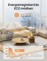 Dreo Atom 318 Szabadonálló Elektromos Hősugárzó 1500 W - Ezüst