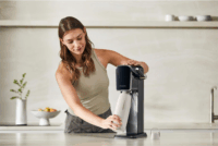 Sodastream Fizz&Go COOL Rozsdamentes acél Szódagép palack 0,9L - Homokszínű