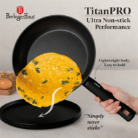 Berlinger Haus BH/8171 Matte Black Collection Serpenyő 28cm - Fekete