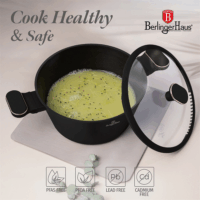 Berlinger Haus BH/8362 Kovácsolt Alumínium Edénykészlet - Fekete / Rózsaarany (10 részes)