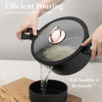 Berlinger Haus BH/8168N Kovácsolt Alumínium Edénykészlet - Fekete / Rózsaarany (10 részes)