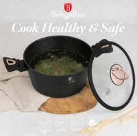 Berlinger Haus BH/8168N Kovácsolt Alumínium Edénykészlet - Fekete / Rózsaarany (10 részes)