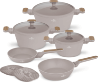 Berlinger Haus BH/8343 Kovácsolt Alumínium Edénykészlet - Matt taupe (10 részes)