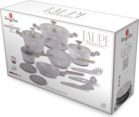 Berlinger Haus BH/8344 Kovácsolt Alumínium Edénykészlet - Matt taupe (15 részes)