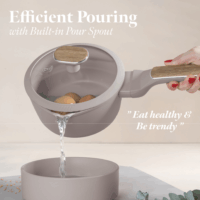 Berlinger Haus BH/8344 Kovácsolt Alumínium Edénykészlet - Matt taupe (15 részes)