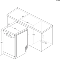 Candy CDPH 2D1047W Szabadonálló mosogatógép 45cm 10 teríték - Fehér