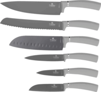 Berlinger Haus BH/2882 Rozsdamentes acél késkészlet 6 darabos - Fekete