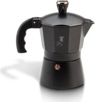 Berlinger Haus BH/8561N 6 személyes Kotyogós kávéfőző - Fekete / Rózsaszín