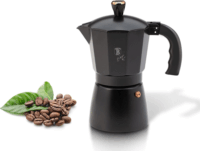 Berlinger Haus BH/8561N 6 személyes Kotyogós kávéfőző - Fekete / Rózsaszín