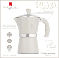 Berlinger Haus BH/8572N 6 személyes Kotyogós kávéfőző - Matt krém