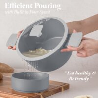 Berlinger Haus BH/8245 Kovácsolt Alumínium Edénykészlet - Matt szürke (15 részes)