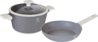 Berlinger Haus BH/8166 Kovácsolt Alumínium Edénykészlet - Matt szürke (3 részes)