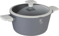 Berlinger Haus BH/8260 Kovácsolt Alumínium Lábas Fedővel Ø 24cm 4,1L - Matt szürke