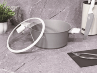 Berlinger Haus BH/8260 Kovácsolt Alumínium Lábas Fedővel Ø 24cm 4,1L - Matt szürke