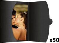 Daiber Fotómappa / Borító 20x30 cm 50 db - Fekete