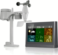 Bresser 7002550QT5000 5 az 1-ben Meteorológiai Időjárás állomás - Szürke