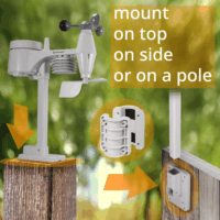 Bresser 7002550GYE000 5 az 1-ben Meteorológiai Időjárás állomás - Fehér