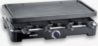 Severin RG 9670 Raclette Elektromos Asztali Grillsütő 1400 Watt - Fekete