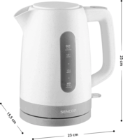 Sencor SWK 1738WH Vízforraló 1,7 L 2200 Watt - Fehér