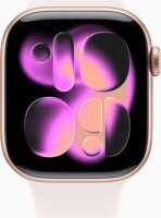 Apple Watch S11 GPS 42mm Okosóra S/M Rózsaszín sportszíjjal - Rózsaszín