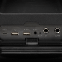 SAL BTCUBE Akkus Hordozható Bluetooth Party Hangszóró 70W - Fekete