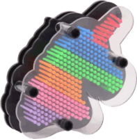 Tüskekép készítő színes türkékkel -Többféle