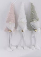 Karácsonyi manó figura csillaggal 36 cm - Többféle